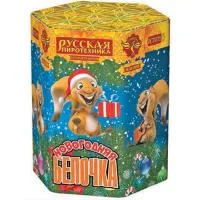 Салют Новогодняя белочка РС7079 купить от производителя Русская Пиротехника — Сургут