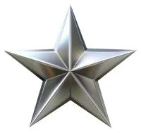 Звезда на обелиск полированная сталь в Сургуте (518474)