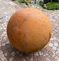 Кортеновский шар — дизайн (518925) ∅ 800 мм. Сургут