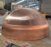 Полусфера медная М1 ∅ 1500 стенка 2 мм. (518731) в Сургуте
