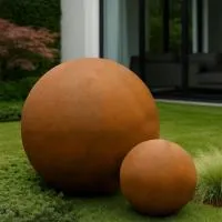 Кортен 2 шара - композиция (518935) ∅ 0,75 и 1,5 м. Сургут 