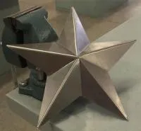 Звезда из углеродистой стали на памятник в Сургуте (518462)