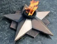 Вечный огонь СССР литая бронза патина в Сургуте (518554)