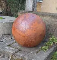 Сфера 3D парк КОРТЕН сталь (518912) ∅ 500 мм. Сургут 