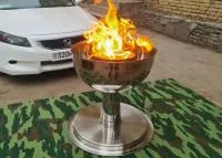 Чаша торжественного огня афины (51756458) производство для ø 360 мм. ветроустойчивая в Сургуте