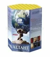 Батарея салютов Атлант. Купить Батарея салютов Атлант Р7054ФМ — магазин продажа салютов недорого —  Сургут, производитель Русский фейерверк - Русская пиротехника, доставка по России  +7 963 711 89 03 — Сургут | surgut.piroclub.ru
