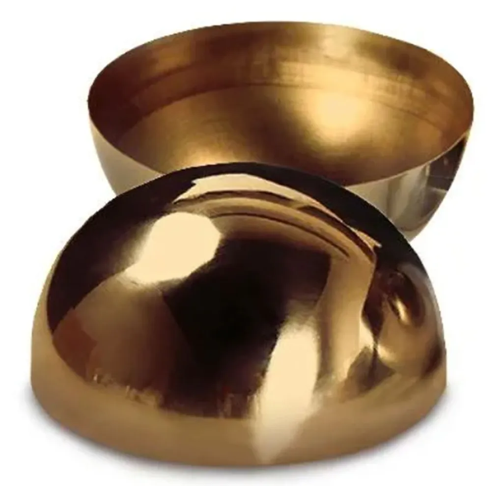 Полусферы из латуни в Сургуте