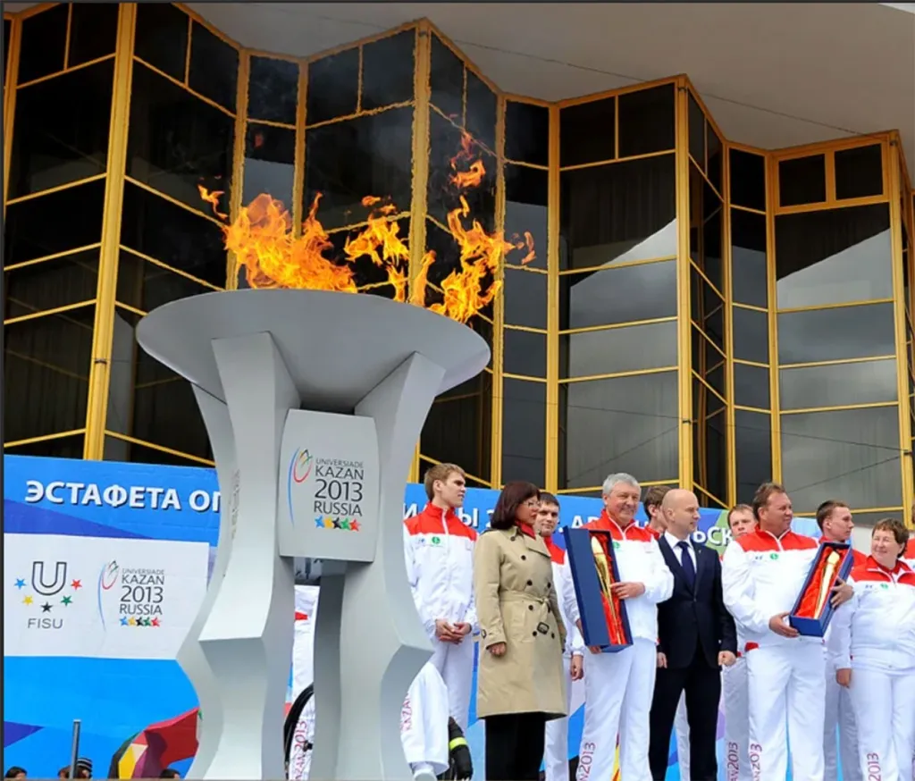 Чаша олимпийского огня в Сургуте на заказ